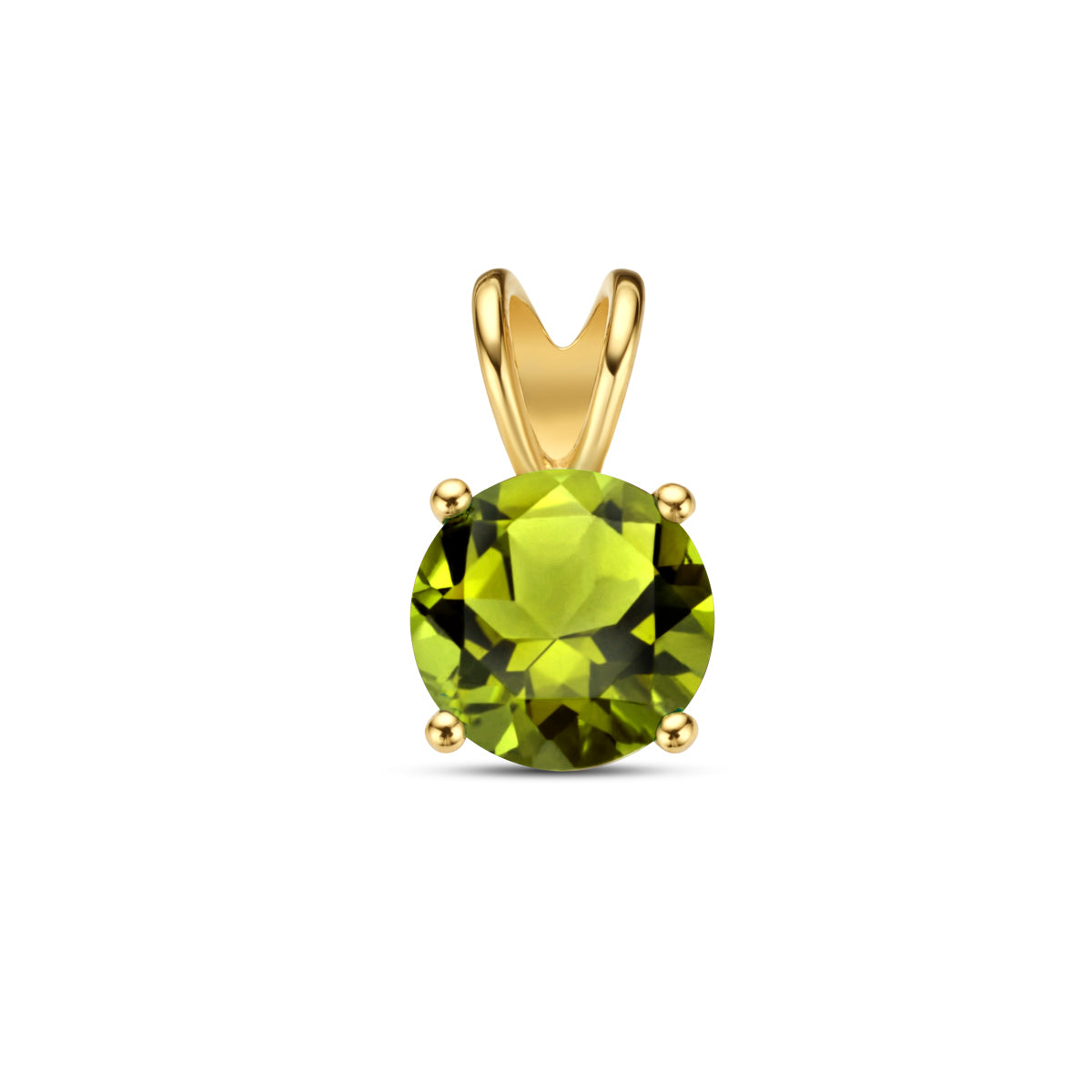 Anhänger Peridot 14K Gelbgold