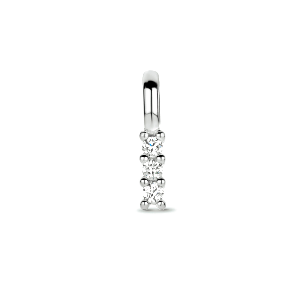 Anhänger Diamant 0.05ct H SI 11 mm 14K Weißgold