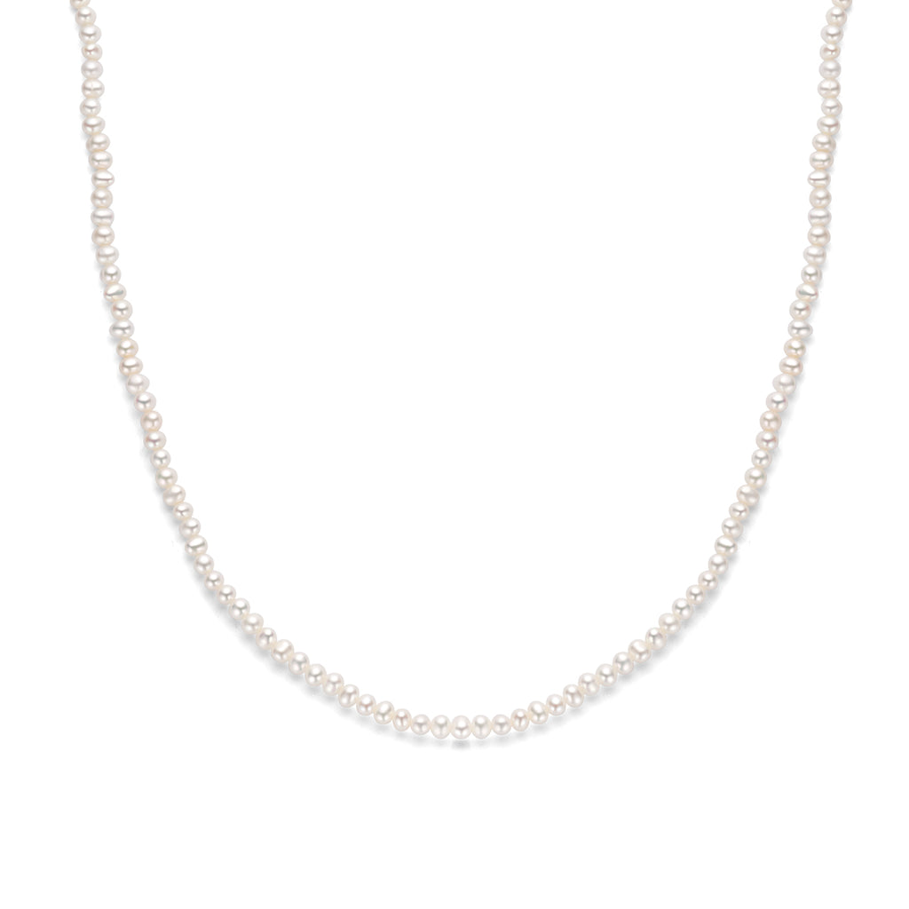 Halskette Perlen 41 + 4 cm Silber rhodiniert
