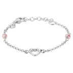 Armband Herz Silber rhodiniert