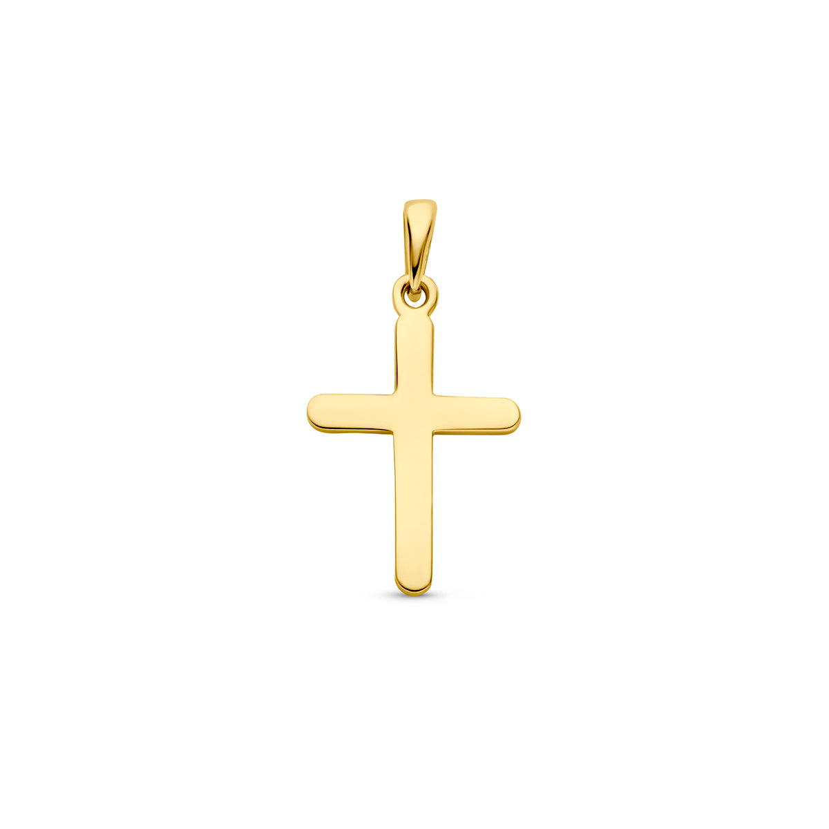 Anhänger Kreuz 14K Gelbgold