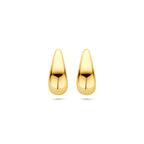 Ohrstecker Tropfen 15,5 mm 14K Gelbgold