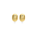 Ohrstecker 10 mm 14K Gelbgold
