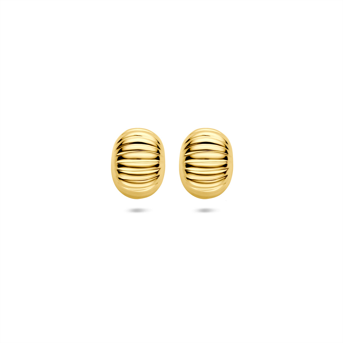 oorknoppen 10 mm 14K geelgoud