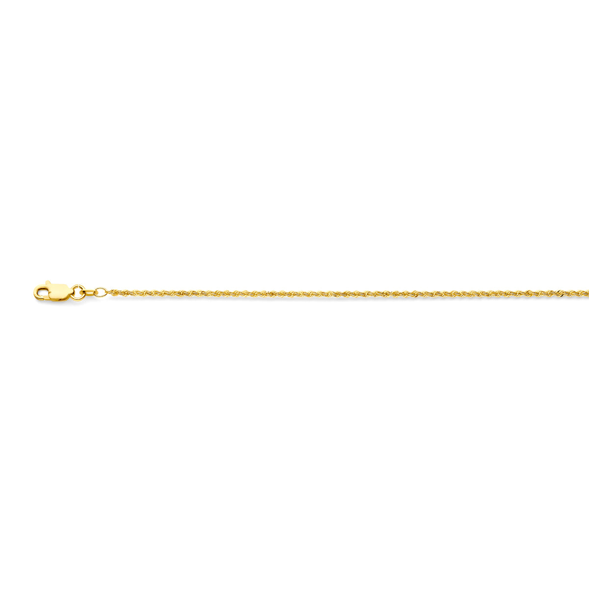 koord 1,7 mm massief 14K geelgoud