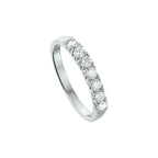 Ring Zirkonia Silber rhodiniert