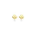 Ohrstecker Blüte 5 mm 14K Gelbgold