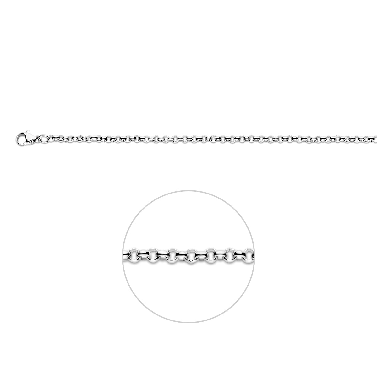 Jasseron 3,0 mm Edelstahl