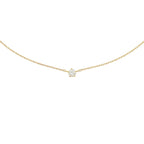 collier zirkonia 40 - 42 - 44 cm 14K geelgoud