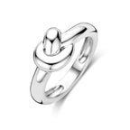 Ringknopf Silber rhodiniert