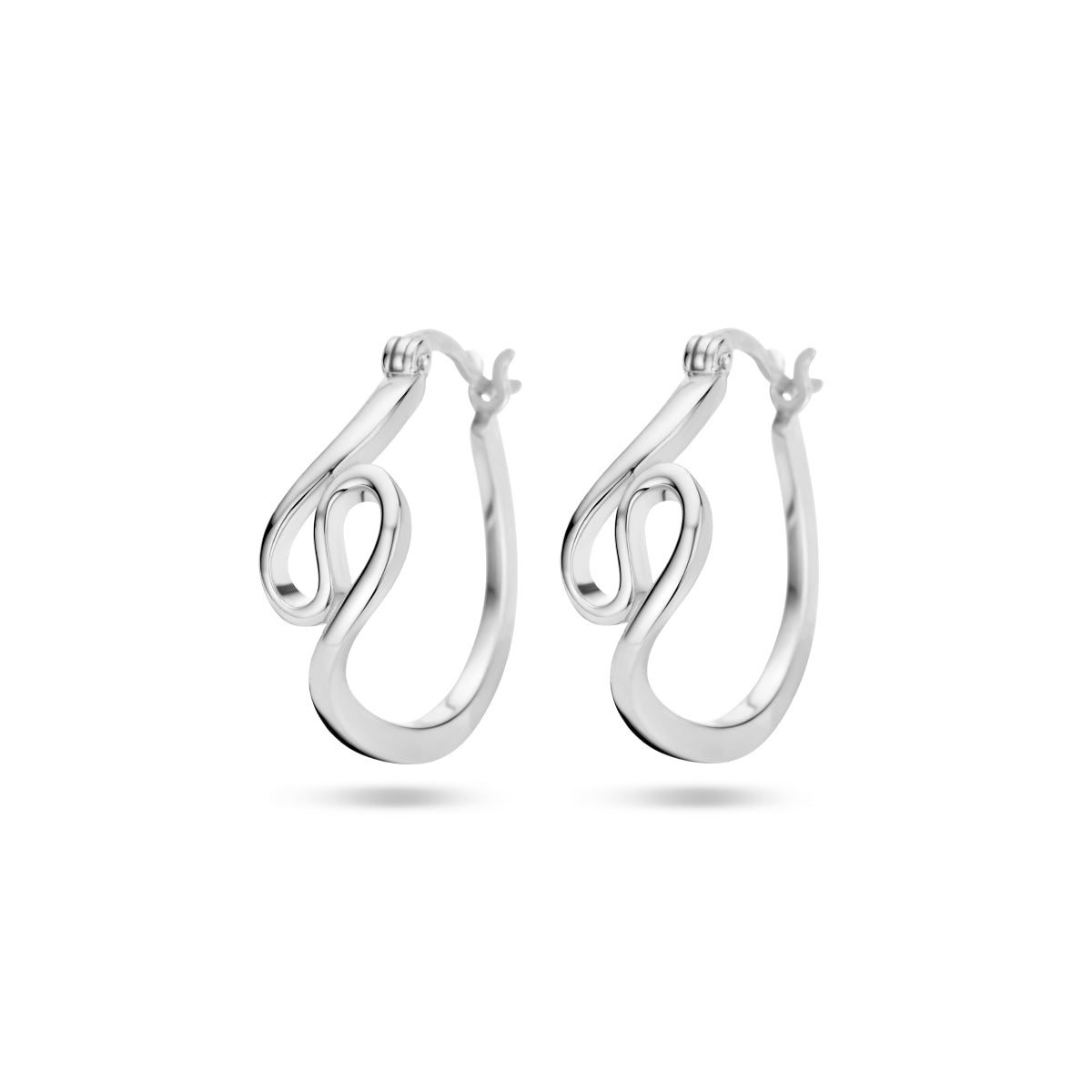 oorringen zilver gerhodineerd