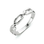 Ringglied Silber rhodiniert