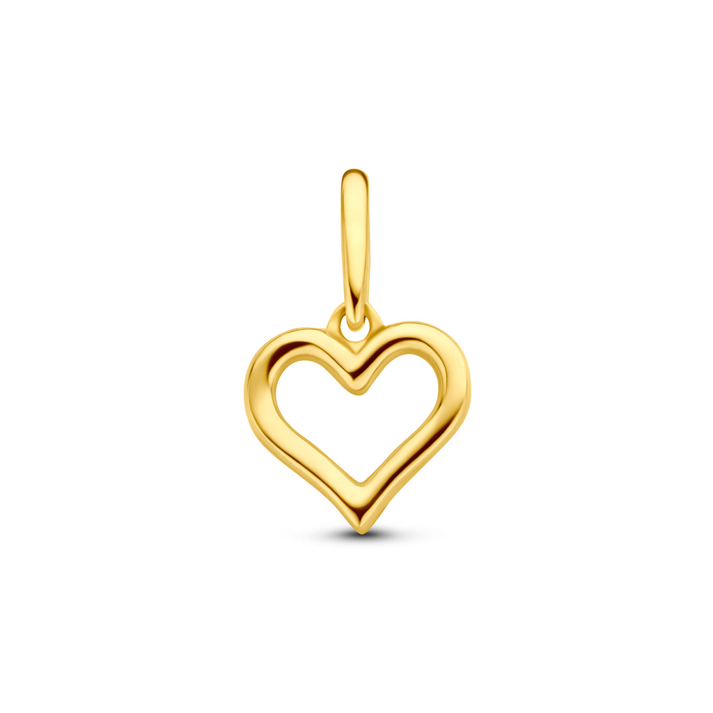Anhänger Herz 14K Gelbgold