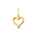 Anhänger Herz 14K Gelbgold