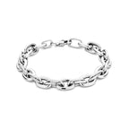 armband 9 mm 19 cm zilver gerhodineerd