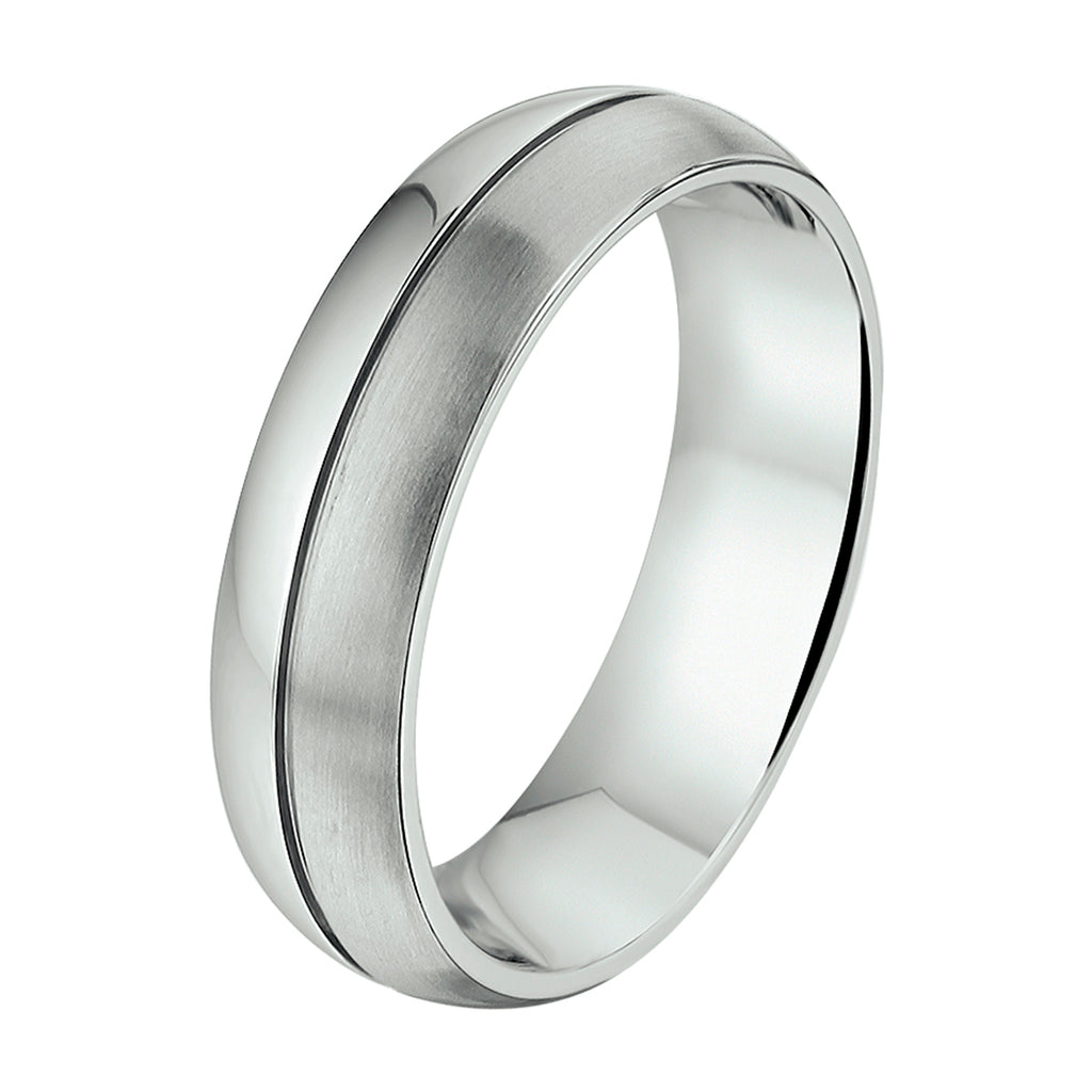 Ring 5,5 mm ohne Zirkonia Edelstahl