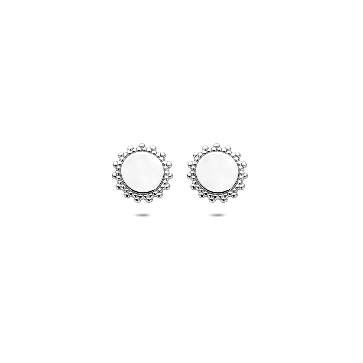 Ohrstecker 7,5 mm Silber rhodiniert