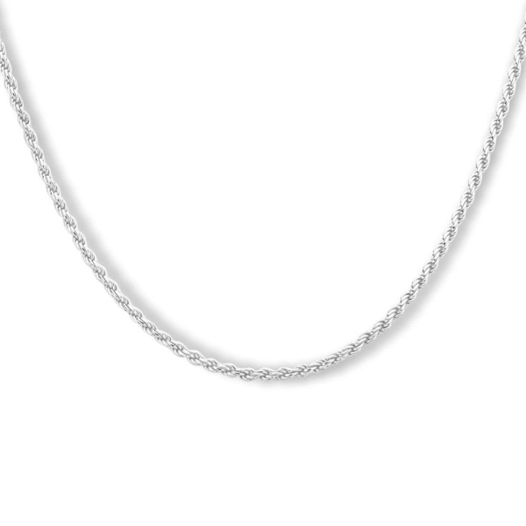 Kordel 1,7 mm Silber rhodiniert