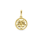 Geburtsblumen-Anhänger 17 mm 14K Gelbgold