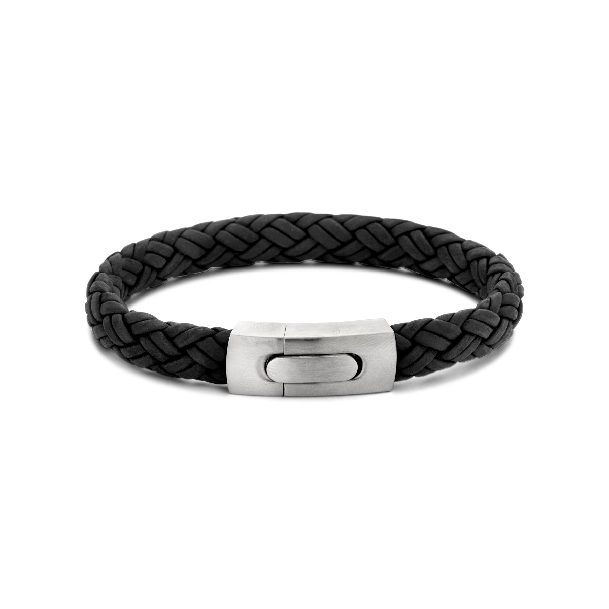 Armband Leder 10 mm Edelstahl