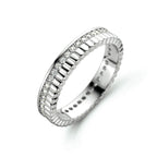 Ring Zirkonia Silber rhodiniert