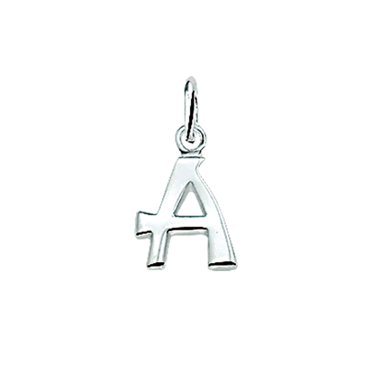 Anhänger Buchstabe silber weiß