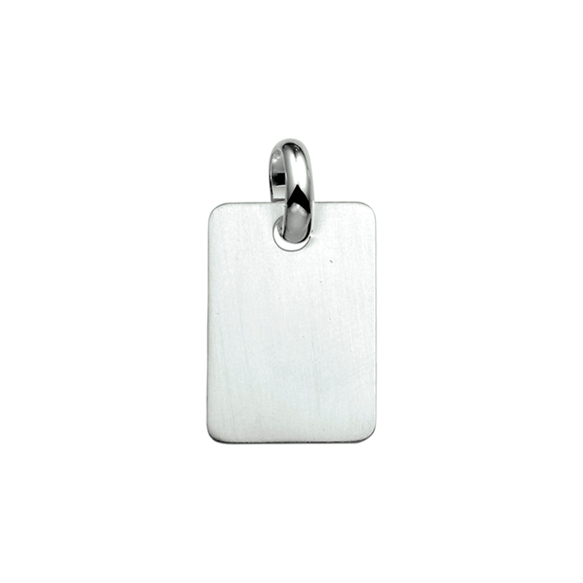 graveerhanger poli/mat zilver wit