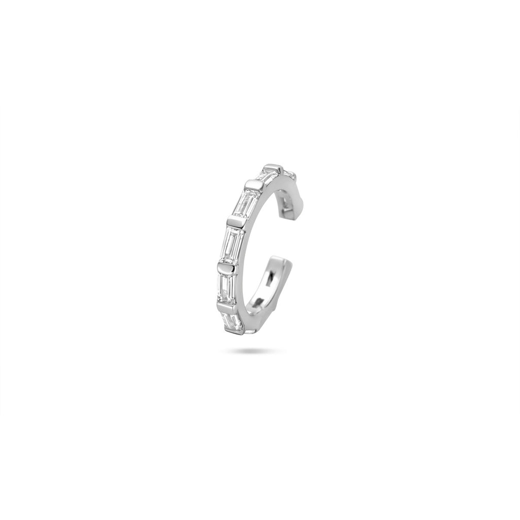 ear cuff zirkonia 14,5 mm zilver gerhodineerd