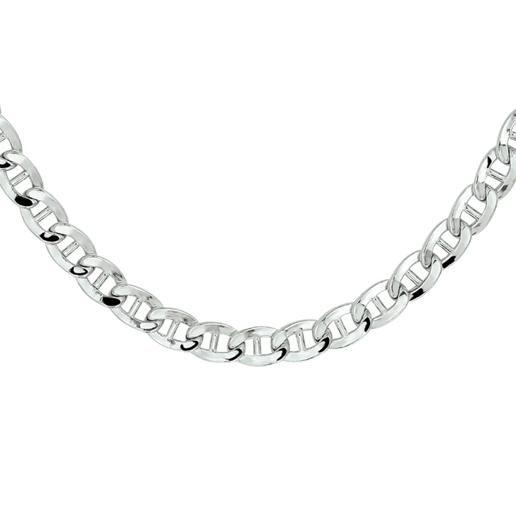 Armband Anker 6,5 mm 19 cm Silber rhodiniert