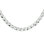 Armband Anker 6,5 mm 19 cm Silber rhodiniert