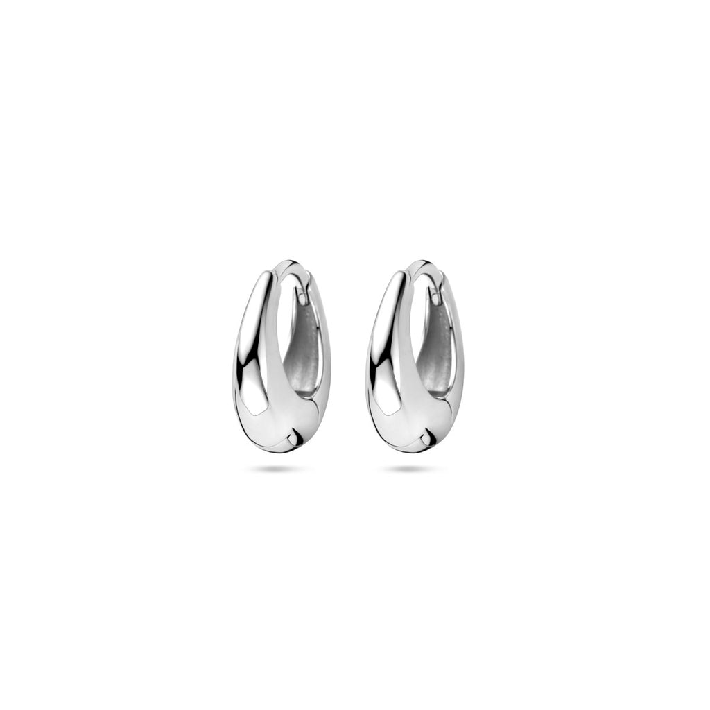 klapoorringen 13,5 mm zilver gerhodineerd