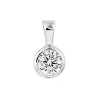 hanger zirkonia zilver gerhodineerd