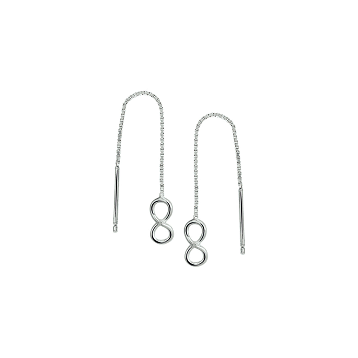 doortrekoorbellen infinity zilver gerhodineerd