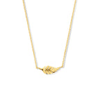Halskette Feder 40 - 42 - 44 cm 14K Gelbgold