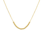 collier bolletjes 42 - 45 cm 14K geelgoud - bol