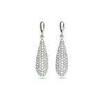 oorhangers zirkonia zilver gerhodineerd