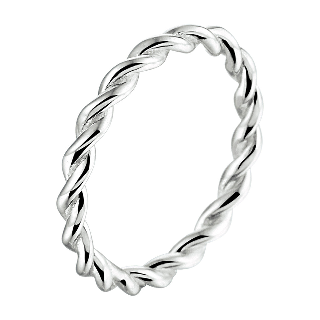 aanschuifring zilver gerhodineerd