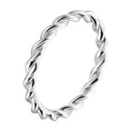 aanschuifring zilver gerhodineerd