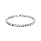 tennisarmband zirkonia 3,8 mm zilver gerhodineerd