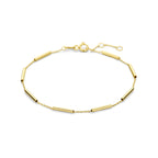 Armbandrohre 17 - 18 - 19 cm 14K Gelbgold