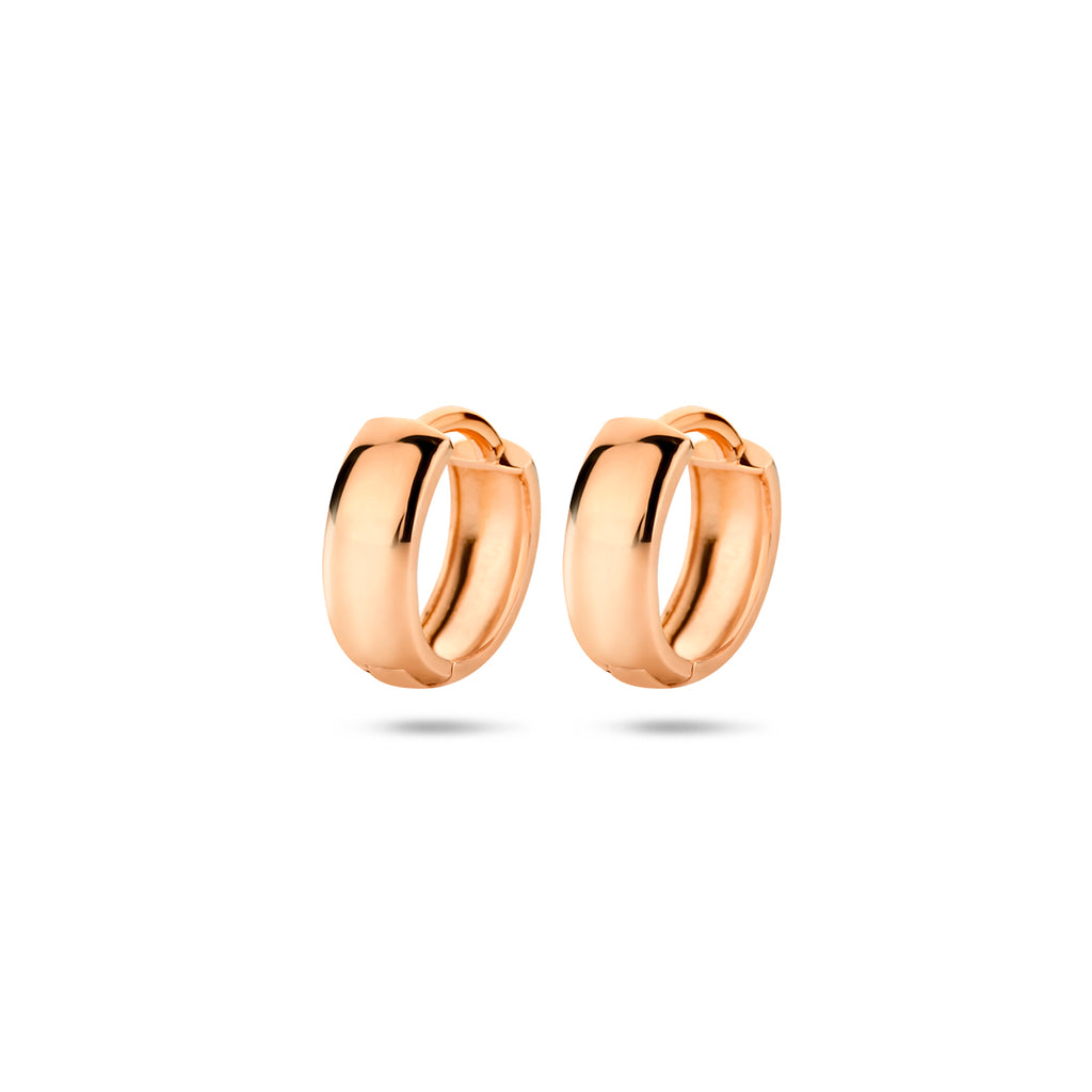 Klappohrringe 12 mm 14K Roségold