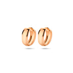 Klappohrringe 12 mm 14K Roségold
