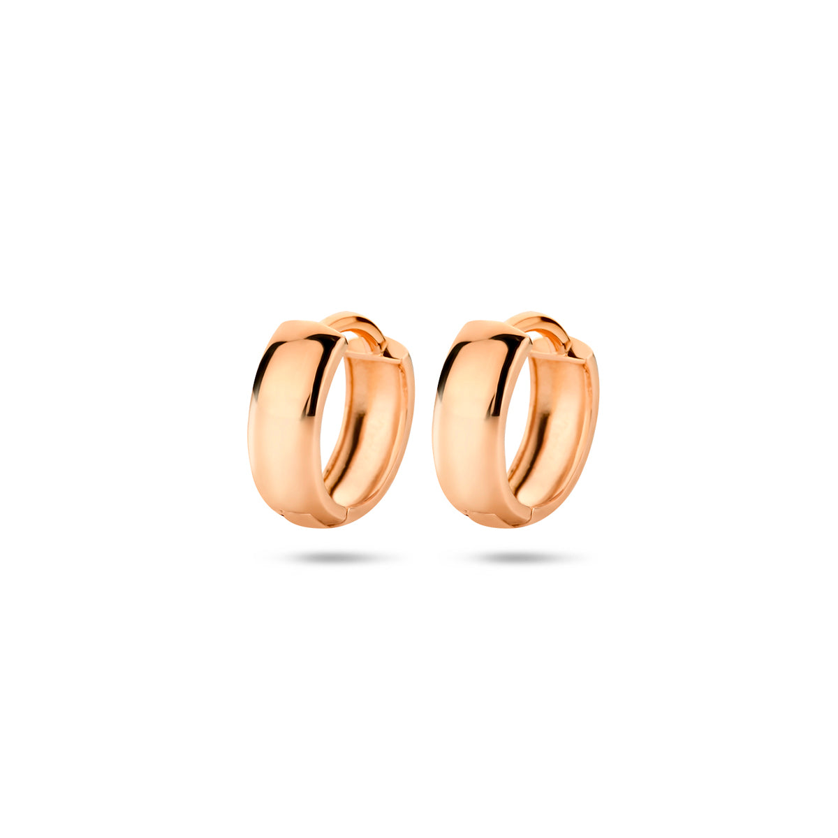 Klappohrringe 12 mm 14K Roségold