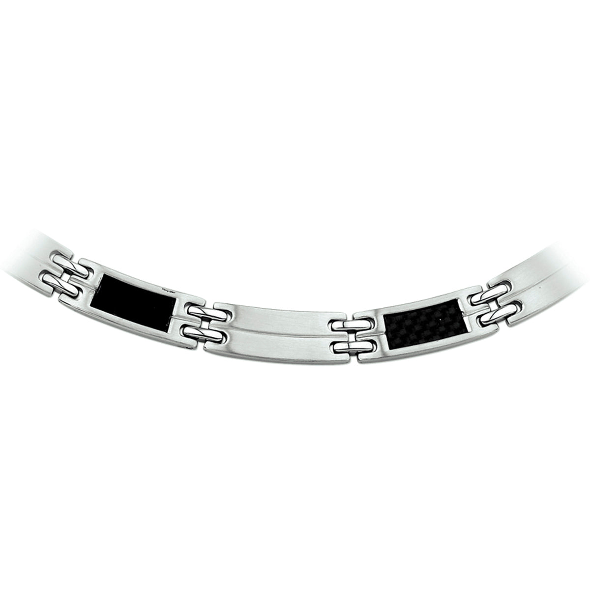 collier carbon poli/mat 7,5 mm 50 cm edelstaal