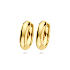 Klappcreolen 25 mm 1 Mikron vergoldet (Gelbgold)
