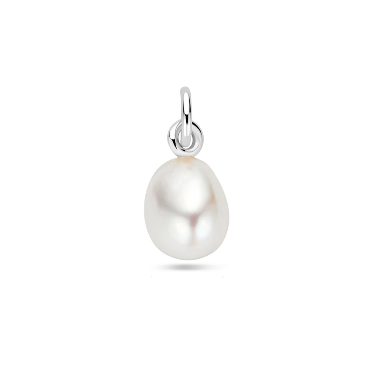 hanger parel 18,5 mm zilver gerhodineerd