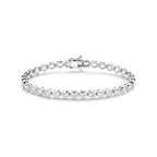 tennisarmband zirkonia 5,3 mm zilver gerhodineerd