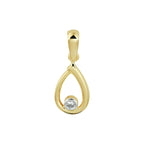 Anhänger Zirkonia 14K Gelbgold