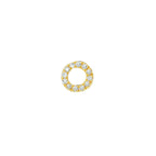 Ohrstecker Diamant 0,035 ct h p1 pro Stück 14K Gelbgold