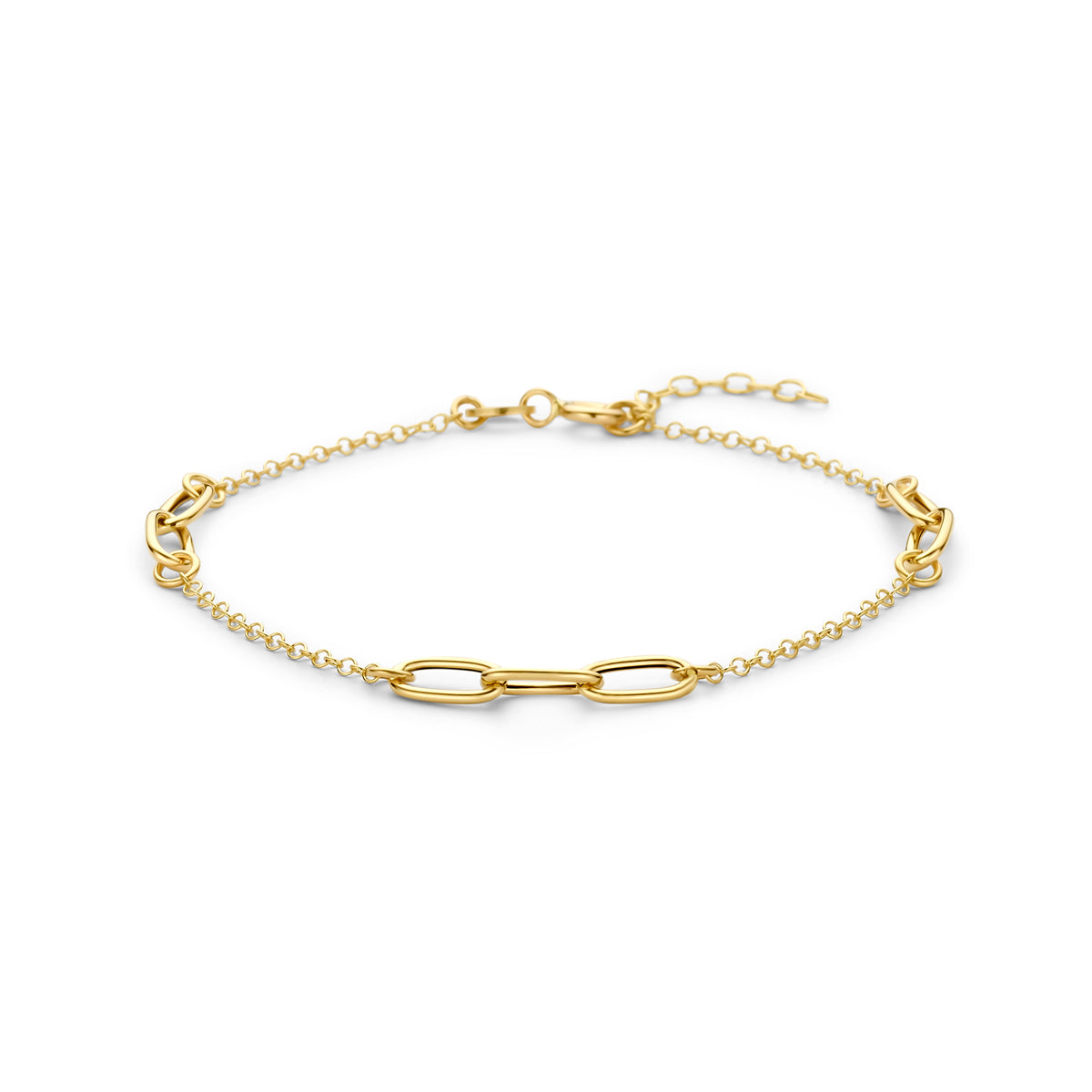 armband 17 + 2 cm 14K geelgoud